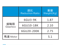 300W電機(jī)特性表